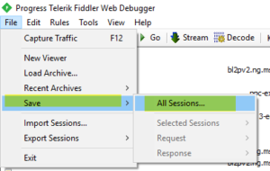 Capturing a Fiddler trace | AAD Support Notes